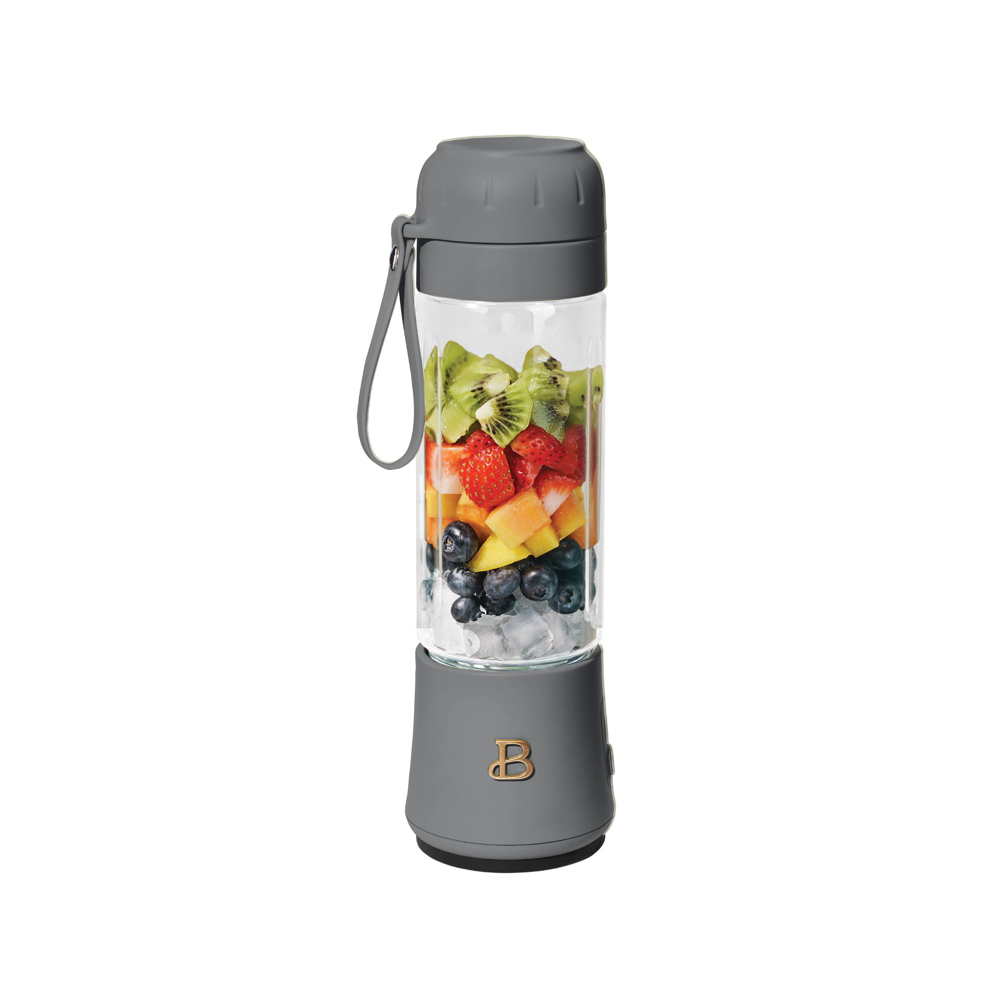 Beautiful Portable Blender. Oyster Grey by Drew Barrymore. 70-Watt. 18.5 oz
