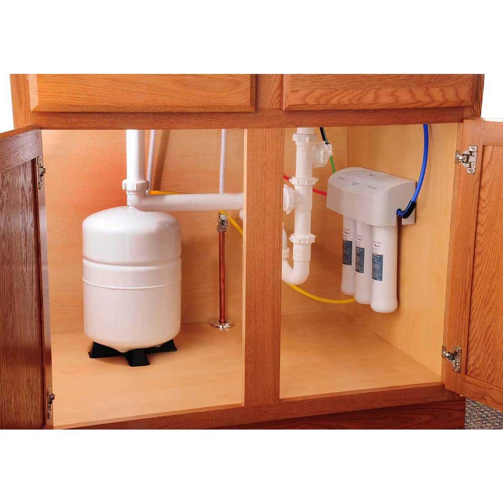 Whirlpool WHER25 3-Stage Under Sink Reverse Osmosis Drinking Water Filter System - NSF Certified