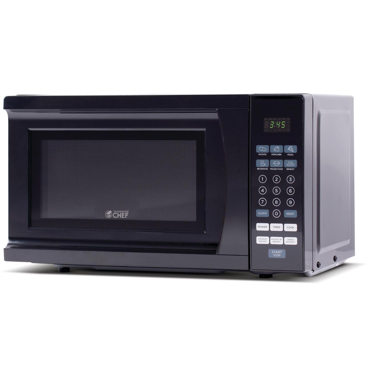 Commercial Chef CHM770B 0.7 cu. ft. Microwave Oven. Black