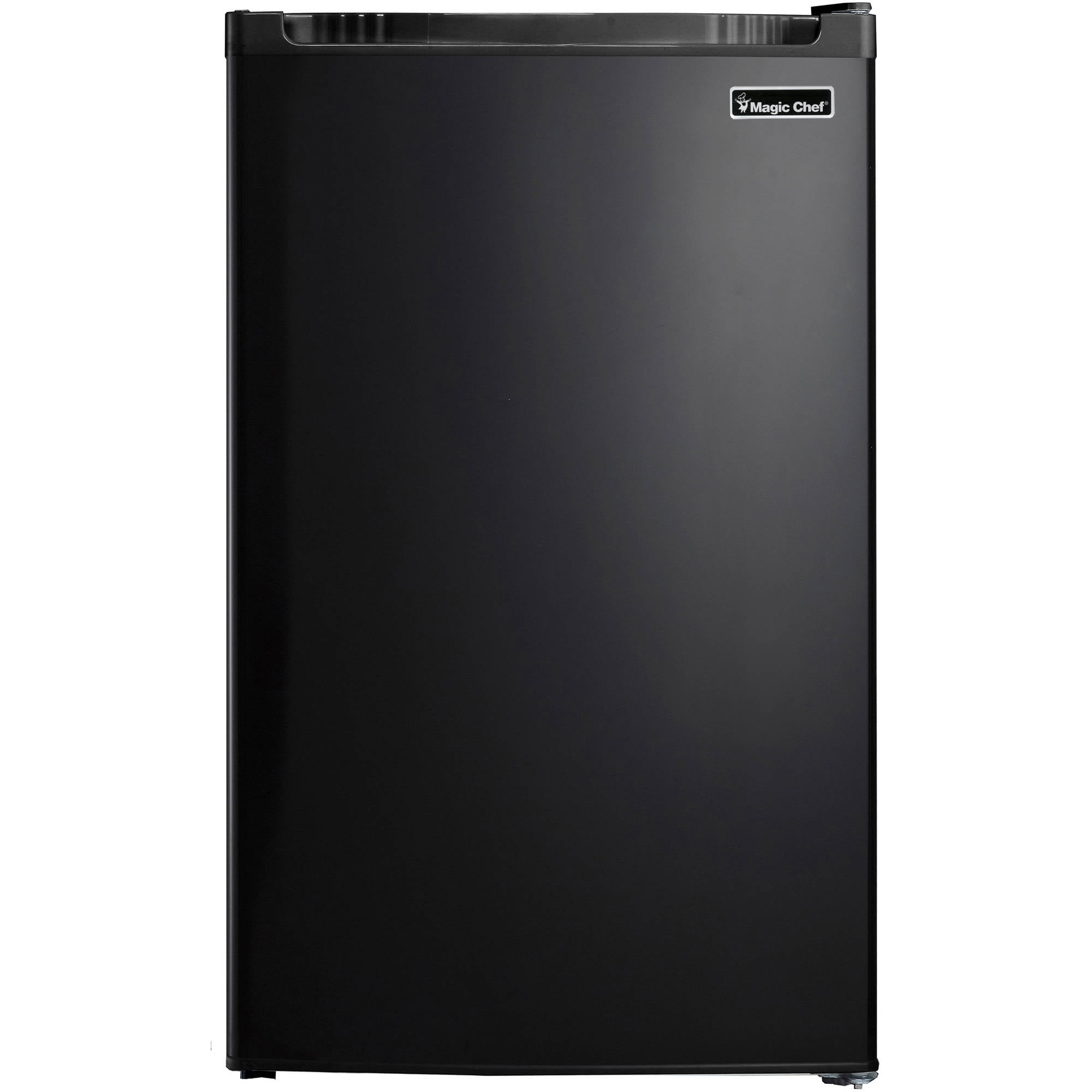Magic Chef 4.4 Cu. Ft. Refrigerator with Full-Width Freezer Compartment in Black