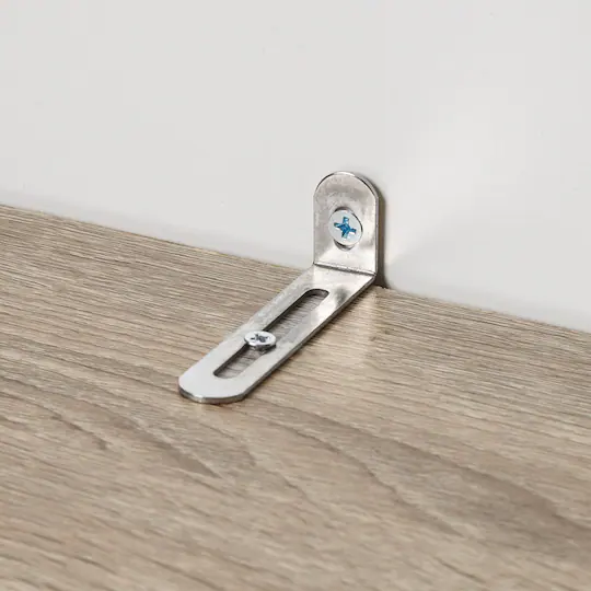 Honey Can Do Brown Stackable 6 Cube Shelf Organizer with Anti-Tip Hardware