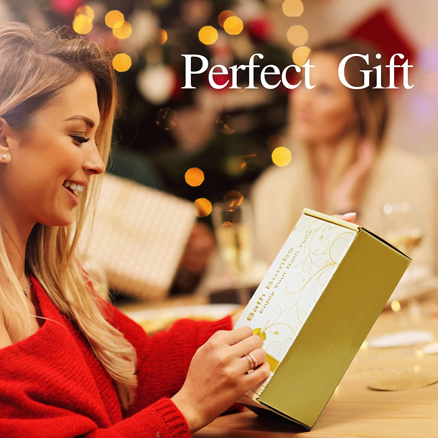 Bath Bombs. 6PCS Bath Bomb Gift Set with Vegan Natural Essential Oils & Coconut