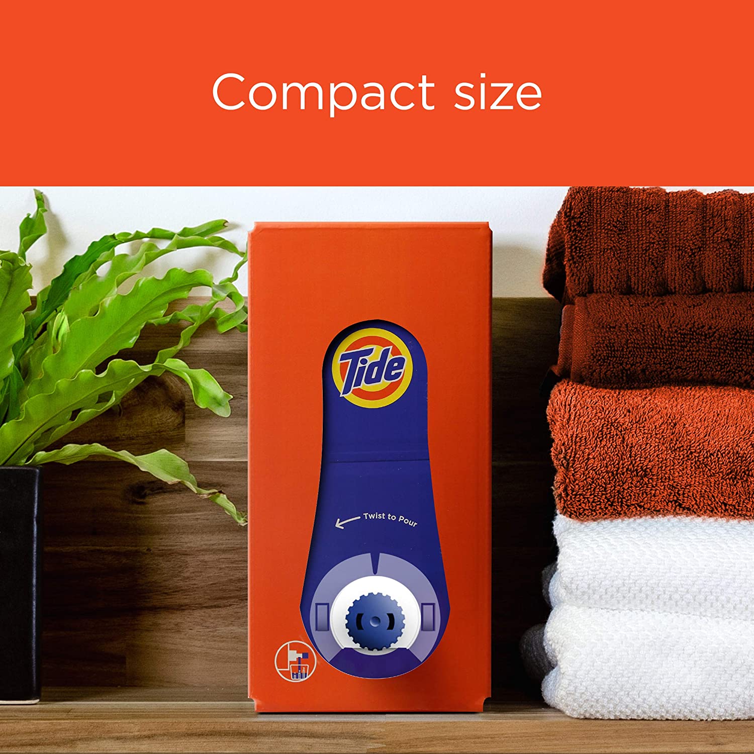 Tide Liquid Laundry Detergent Soap Eco-Box. Ultra Concentrated High Efficiency