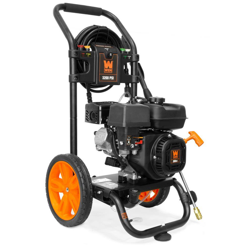 WEN PW3200 Gas-Powered 3200 PSI 208 cc Pressure Washer. CARB Compliant