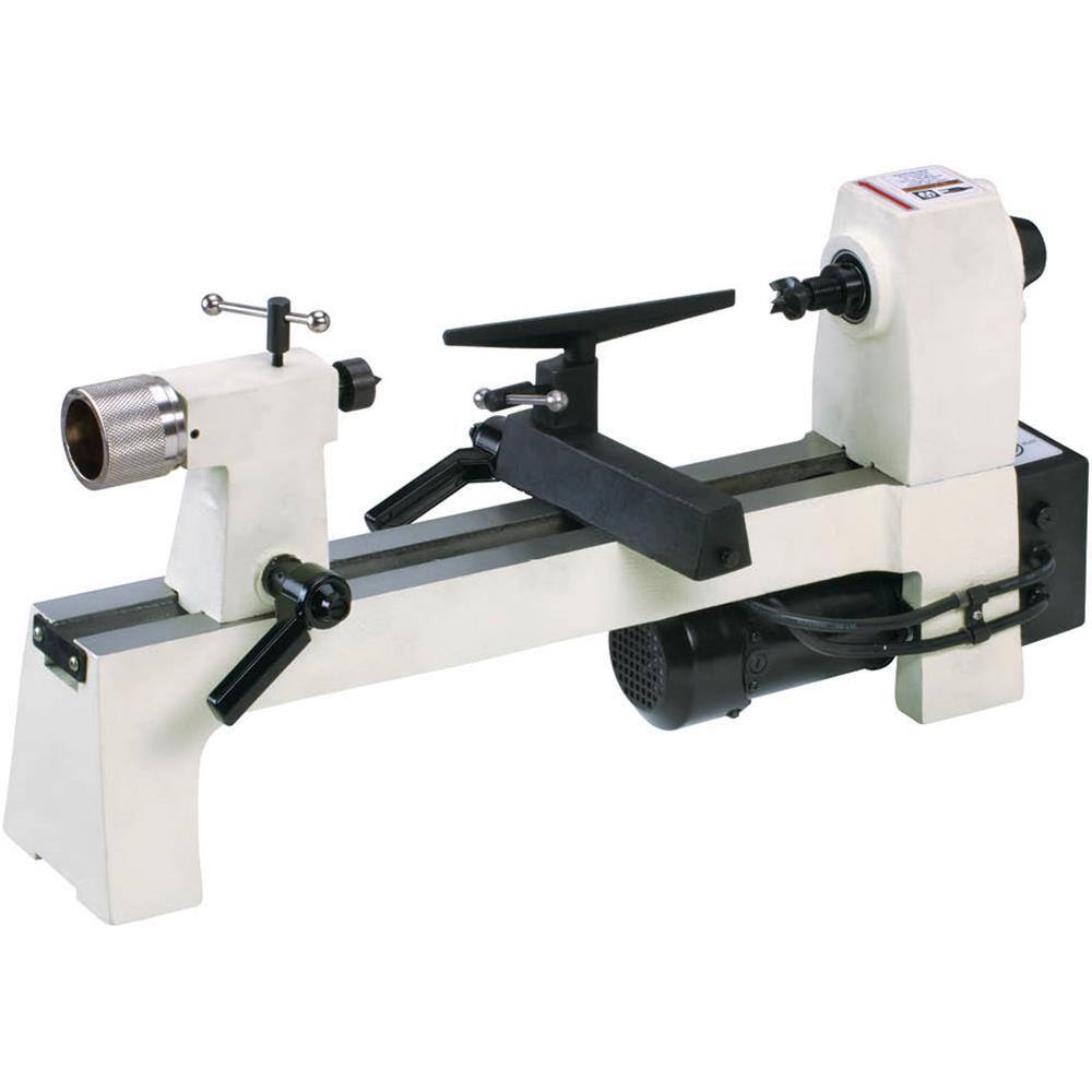Shop Fox W1704 8 in. x 13 in. 110-Volt 1/3 HP Bench-Top Wood Lathe
