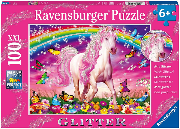Ravensburger Horse Dreams - 100 Piece Glitter Jigsaw Puzzle for Kids