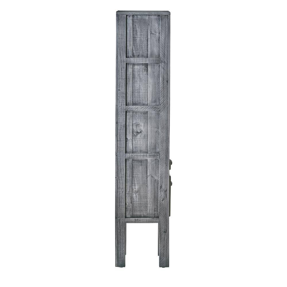 Picket House Furnishings  Lenox 21″ in. Wide Industrial Grey 3 Accent Bookcase