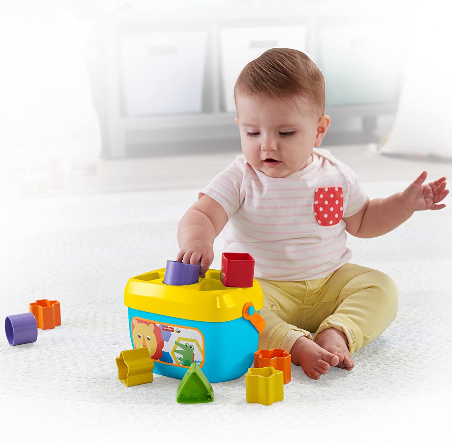 Fisher-Price Rock-a-Stack and Baby-s First Blocks Bundle Toy