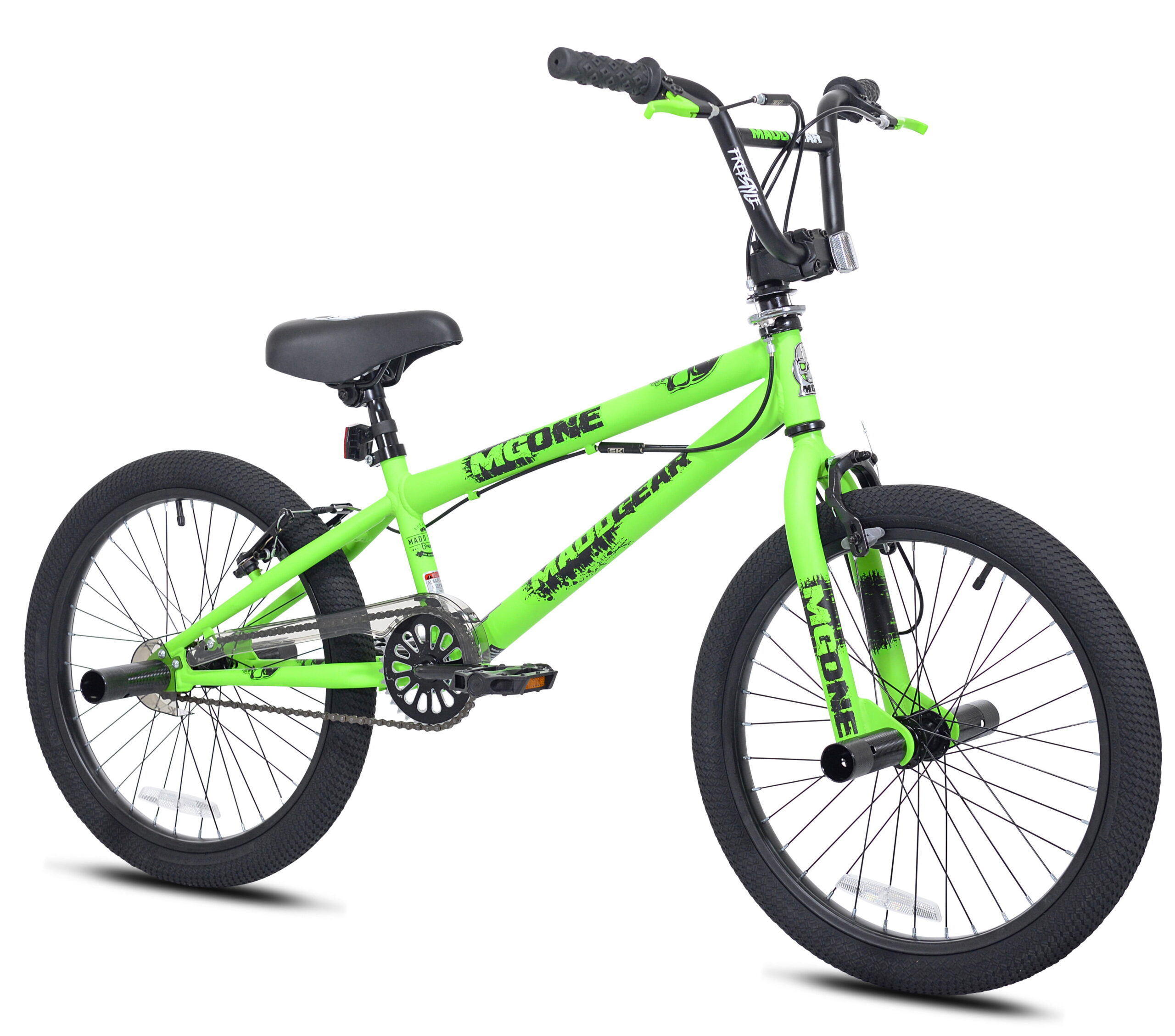 Madd Gear 20-inch Boy-s Freestyle BMX Bicycle. Green