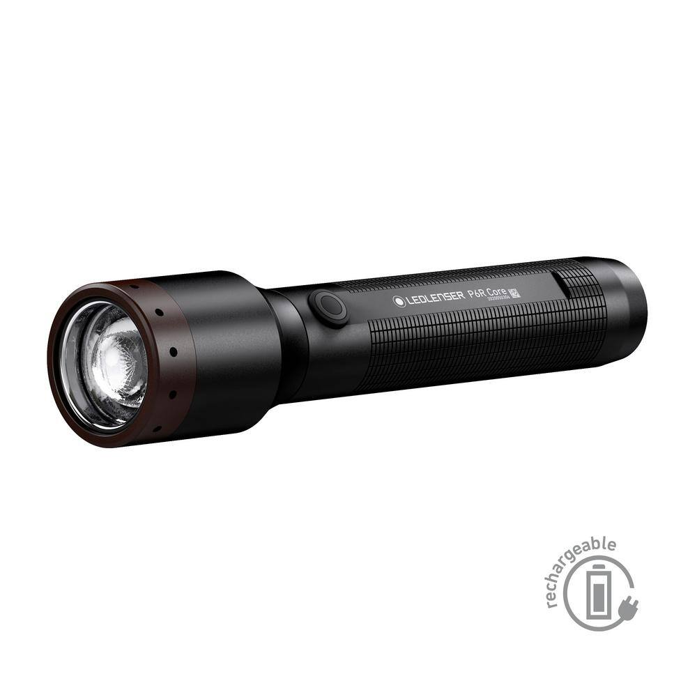 LEDLENSER P6R Core P6R Core Rechargeable Flashlight. 900 Lumens. Advanced Focus System. Waterproof