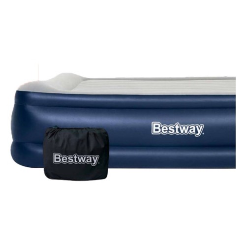 Bestway Tritech Airbed King 22″ Built-In AC Pump