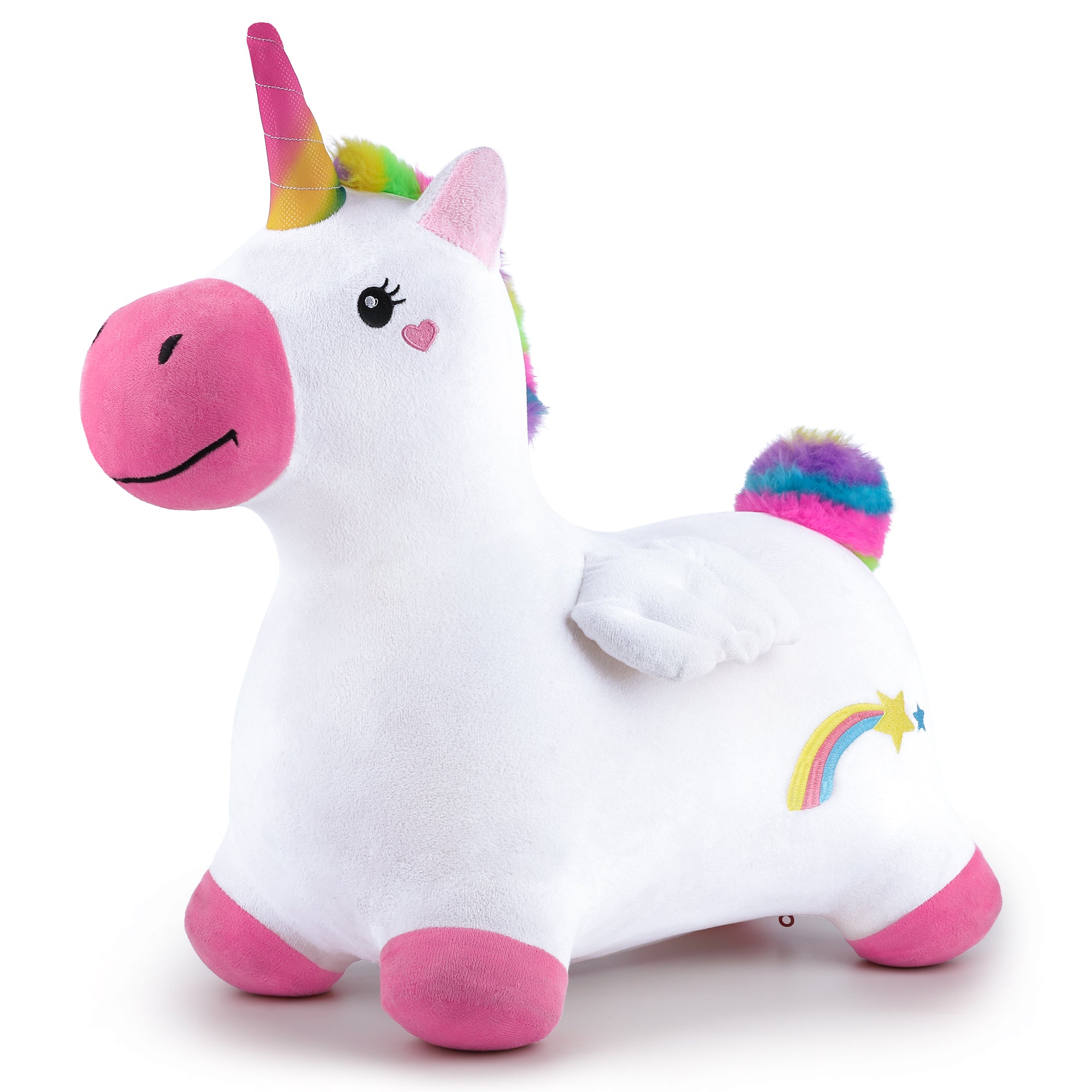 iPlay. iLearn Bouncy Pals Unicorn Hopping Horse Plush