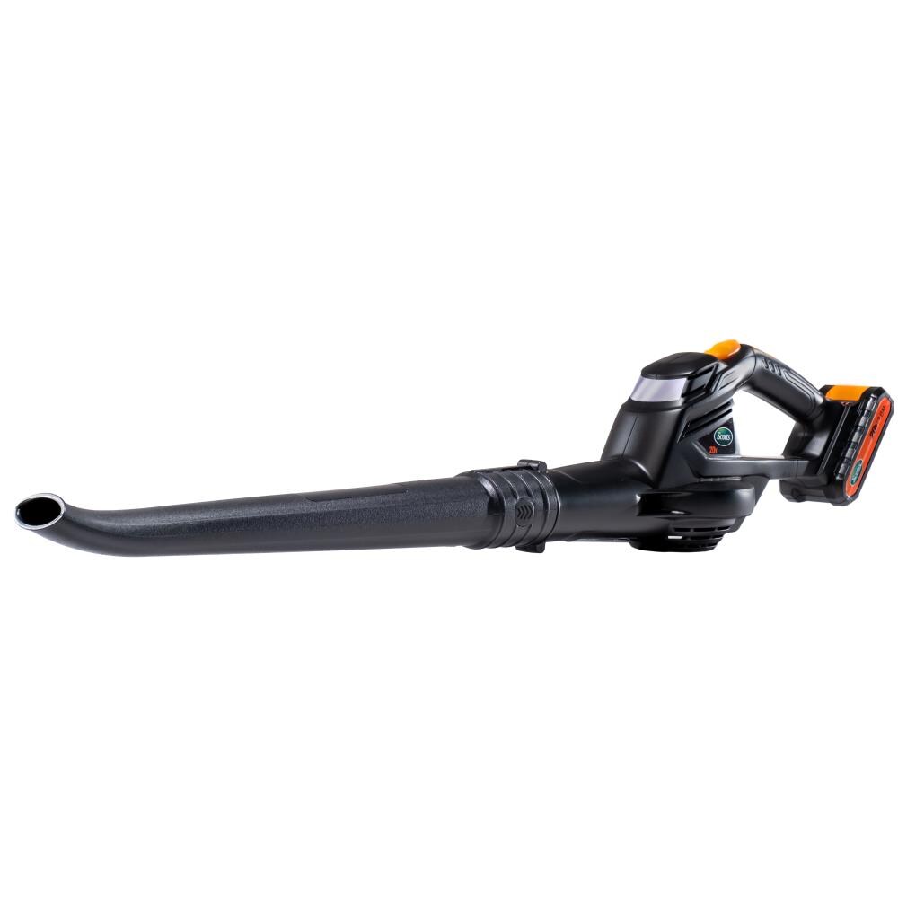 Scotts 20-volt 98-CFM 130-MPH Battery Handheld Leaf Blower 2 Ah (Battery and Charger Included)