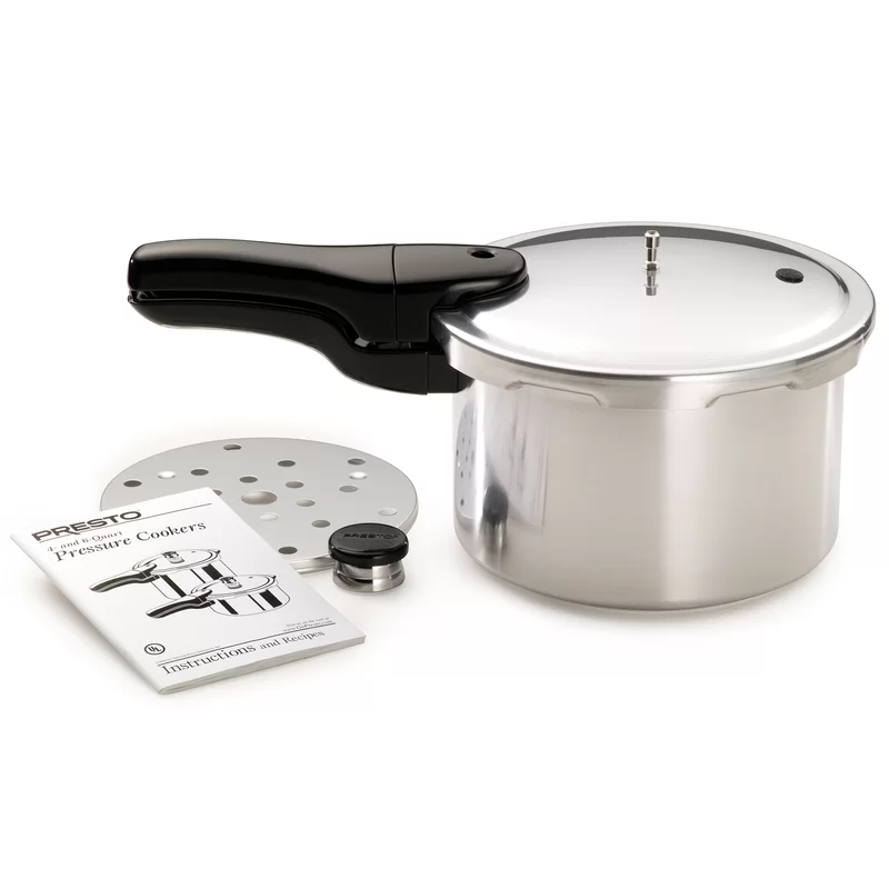 Presto 01282 8 Qt. Aluminum Pressure Cooker