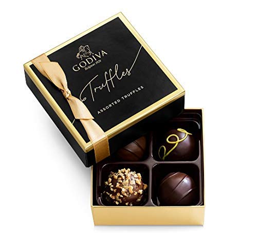 Godiva Chocolatier Signature Truffles Assorted Chocolate Gift Box. 4pc.