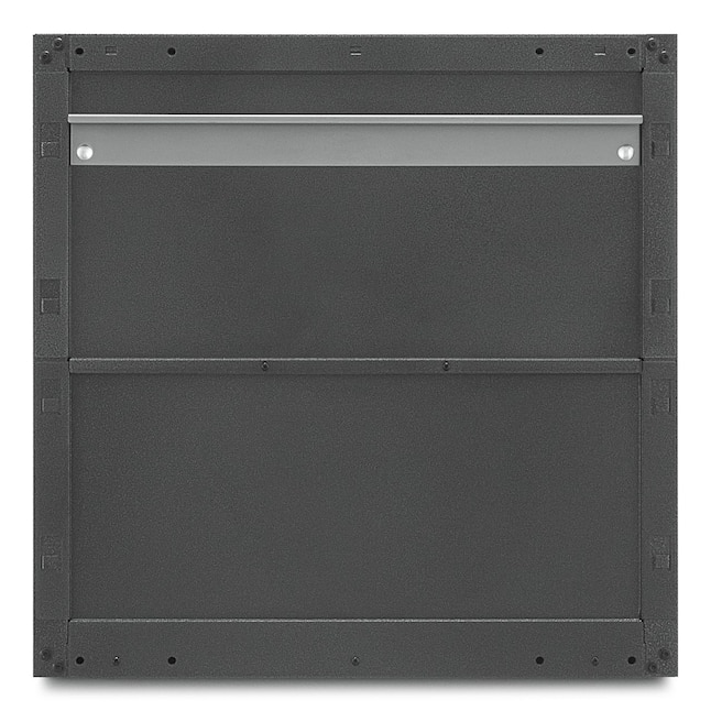 Gladiator GAWG28KDYG Ready-to-Assemble 3/4 Door Wall GearBox Steel Wall-mounted Garage Cabinet in Gray (28-in W x 28-in H x 12-in D)