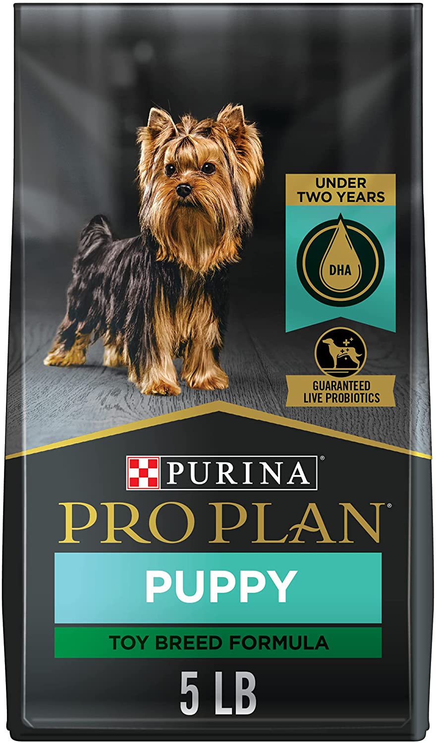 Purina Pro Plan High Protein Toy Breed Dry Puppy Food DHA Chicken and Rice Formula - 5 lb. Bag