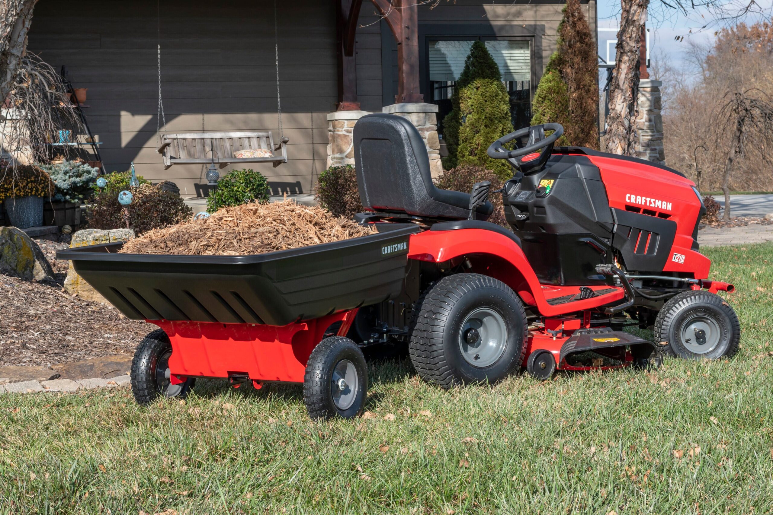 CRAFTSMAN CMX-GZ-BF-71-24489 10-cu ft Poly Dump Cart