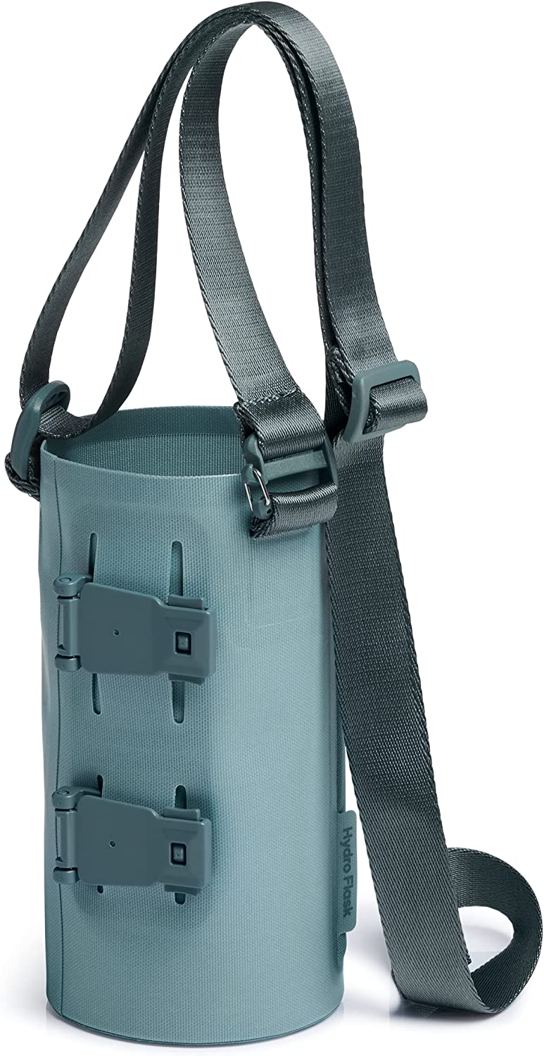 Hydro Flask Accessory Tag Along Bottle Sling - Reusable Water Bottle Carrier Holder Strap Purse Bag for Hydro Flask - Adjustable. BPA-Free. Non-Toxic (Baltic)