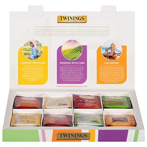 Twinings of London Variety Gift Box Sampler. 48 Tea Bags. Pack of 1
