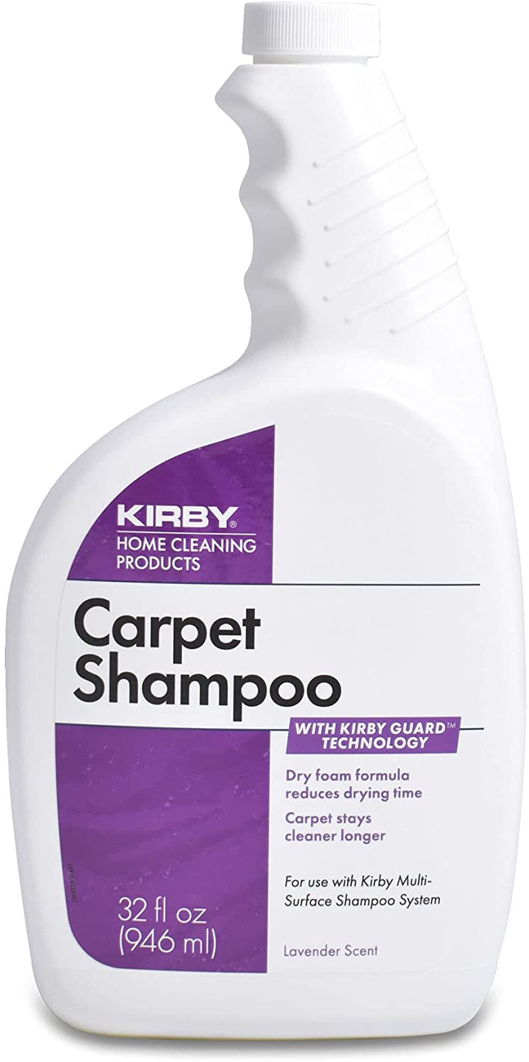 Kirby Shampoo & Stain Carpet Shampoo-Rug Remover & Odor Eliminator. 32oz