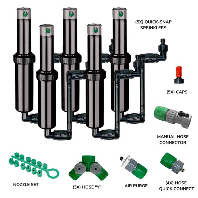 Autowater QSK-745 Quick Snap in Ground 5 in. Pop Up Adjustable Sprinkler. Pack of 5