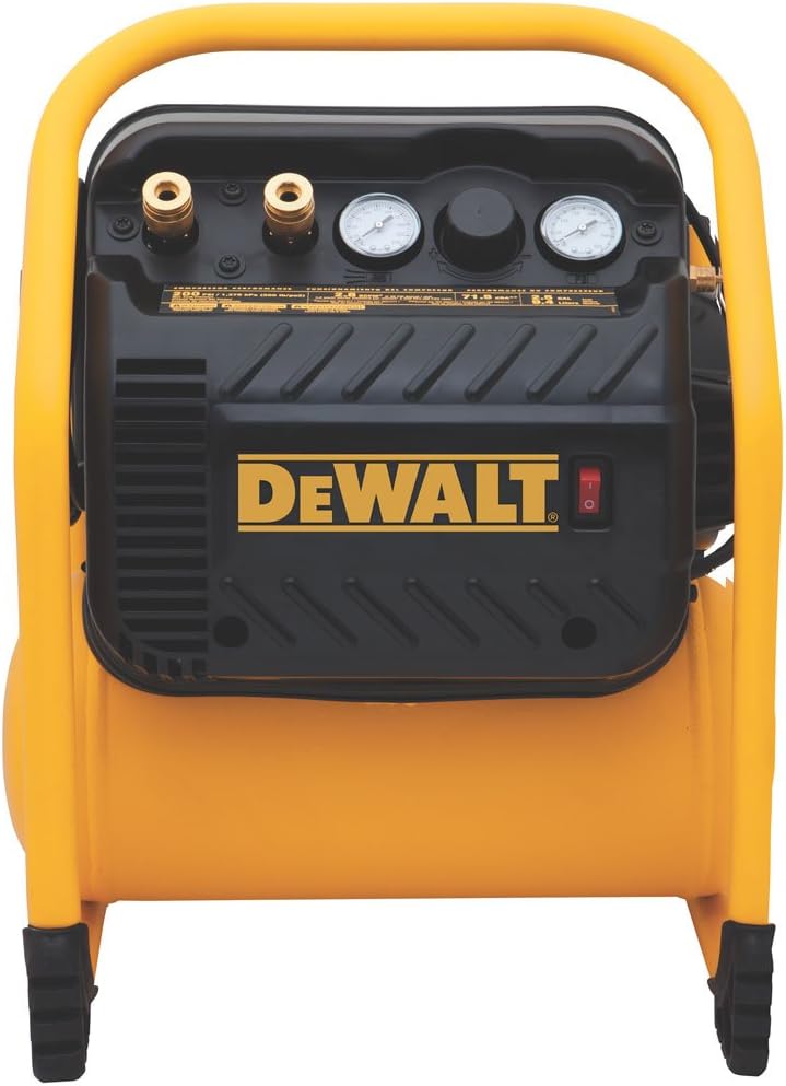 DEWALT Air Compressor for Trim. 200-PSI Max.Oil Free. Quiet Operation (DWFP55130)