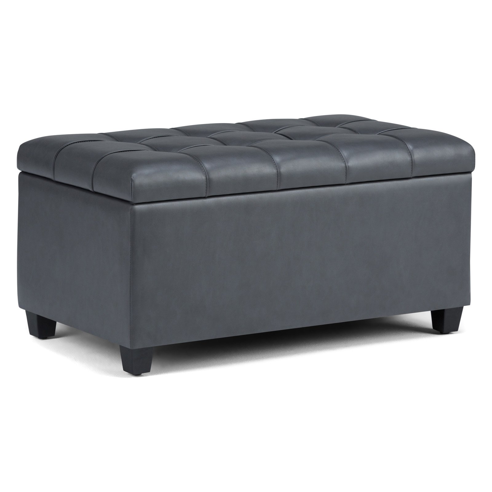 Simpli Home Sienna Storage Ottoman Bench