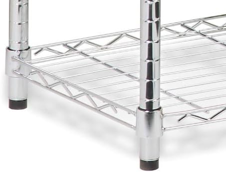 Honey-Can-Do Shelving Unit. 200 lbs per shelf. 3-Tier. Chrome