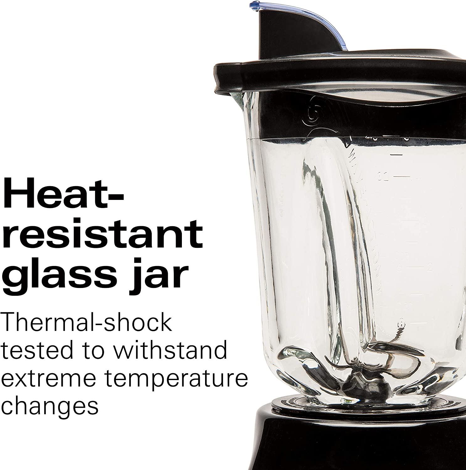 Hamilton Beach 54220 Wave Crusher Blender with 14 Functions & 40oz Glass Jar for Shakes and Smoothies. Black