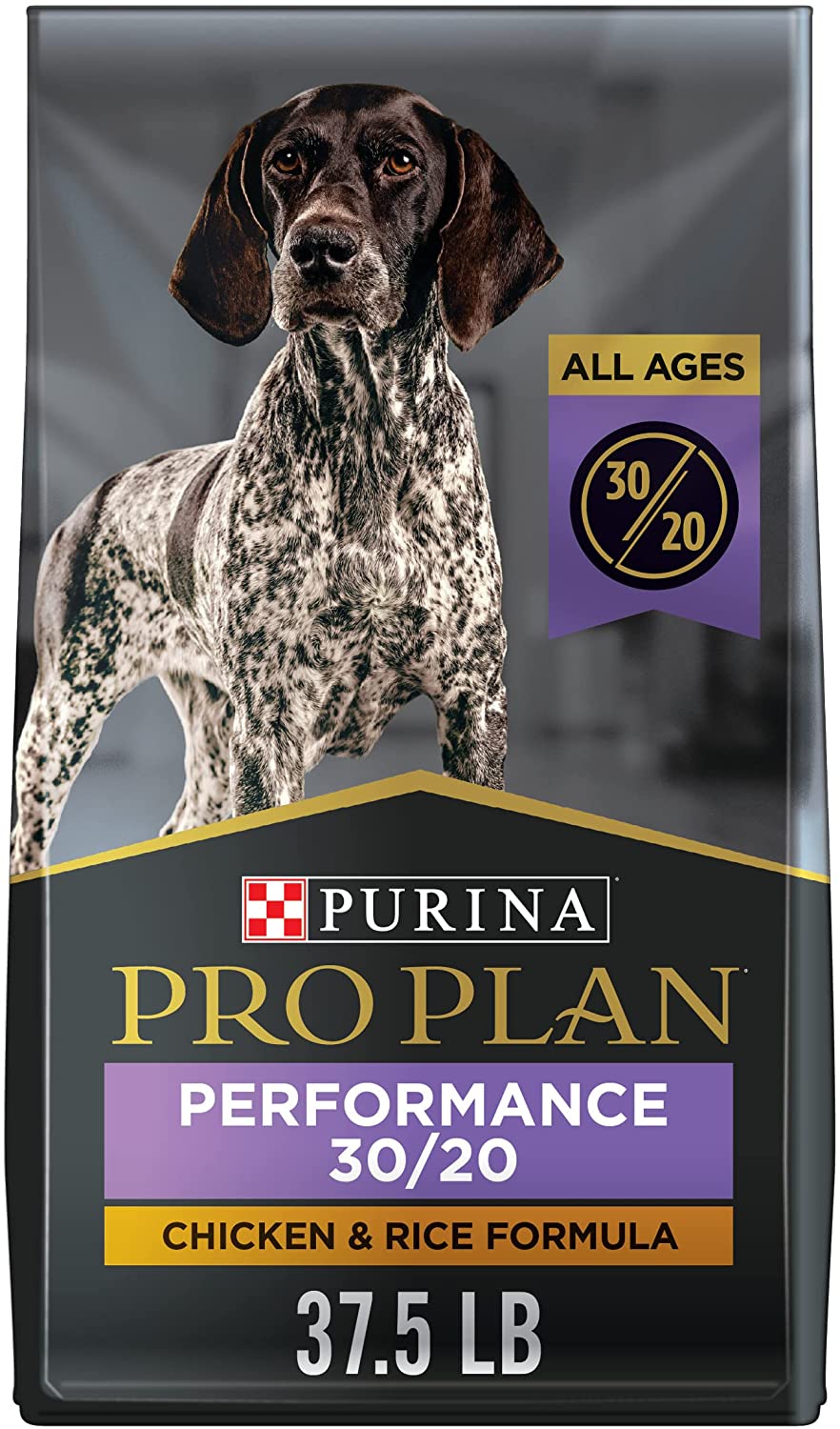 Purina Pro Plan High Calorie. High Protein Dry Dog Food. 30/20 Chicken & Rice Formula - 37.5 lb. Bag