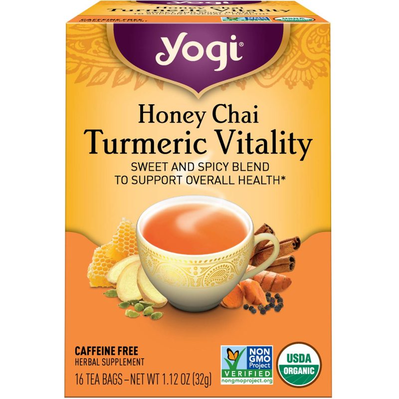 Yogi Tea Honey Chai Turmeric Vitality. 6 Pack. 96 Tea Bags