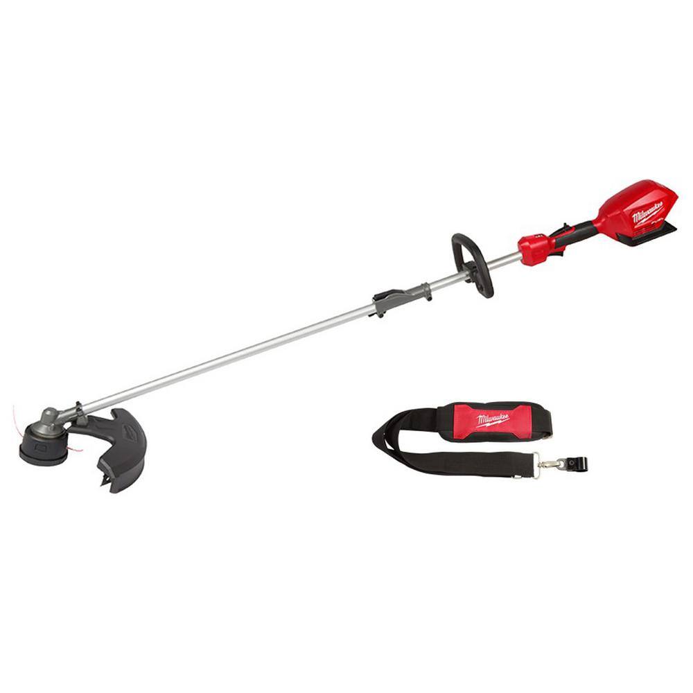 Milwaukee 2825-20ST-49-16-2722 M18 FUEL 18V Lithium-Ion Cordless Brushless String Grass Trimmer w/ Attachment Capability & Replacement Should Strap