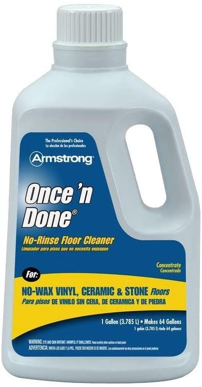 Armstrong Once ‘N Done Concentrated Floor Cleaner. 1-Gallon