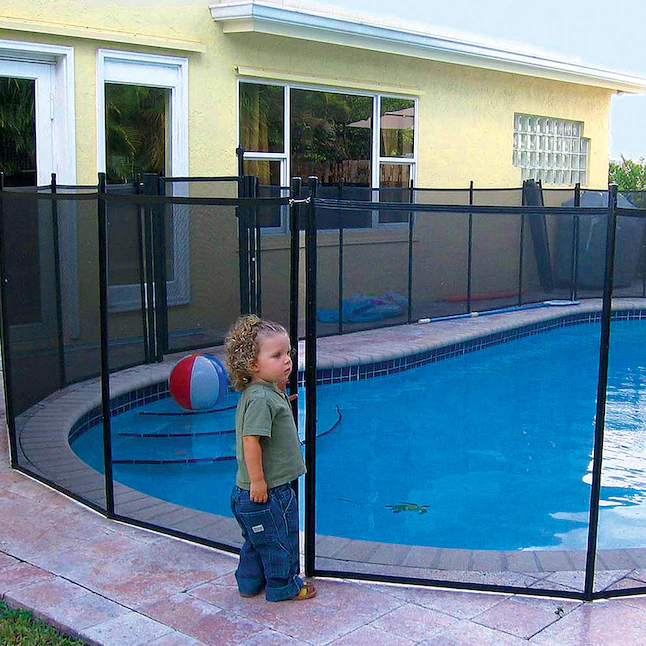 WaterWarden  WWF300 5-ft Pool Safety Fence. Black