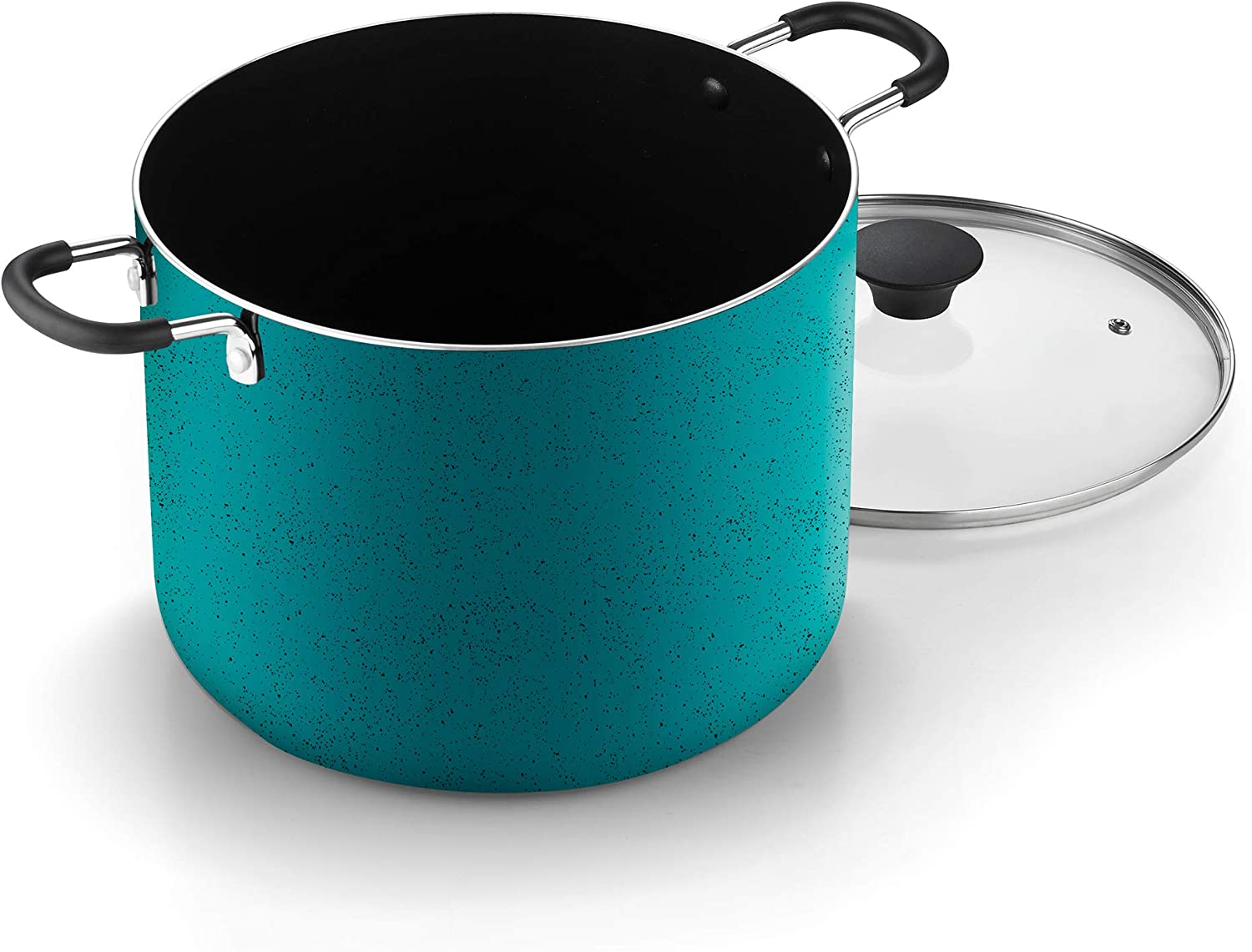 Cook N Home Nonstick Stockpot. 10.5-Qt. Turquoise