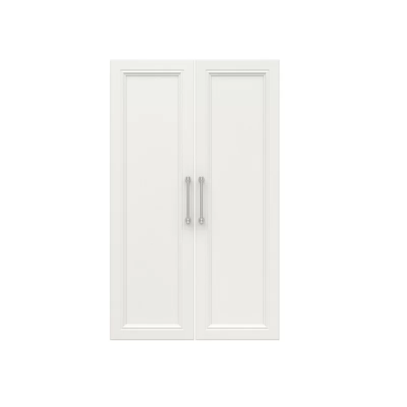ClosetMaid 4594 21.02 in. W White Modular Storage Solid 2-Door Kit Wood Closet System