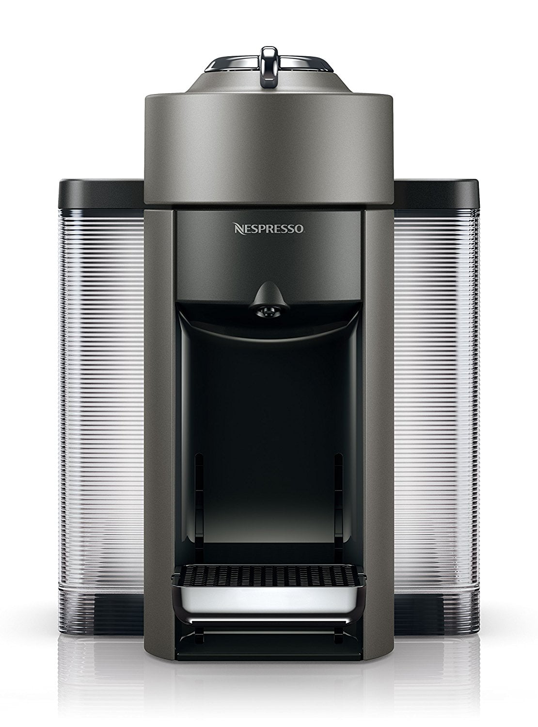 Nespresso Vertuo Coffee and Espresso Machine by De-Longhi with Aeroccino. Titan
