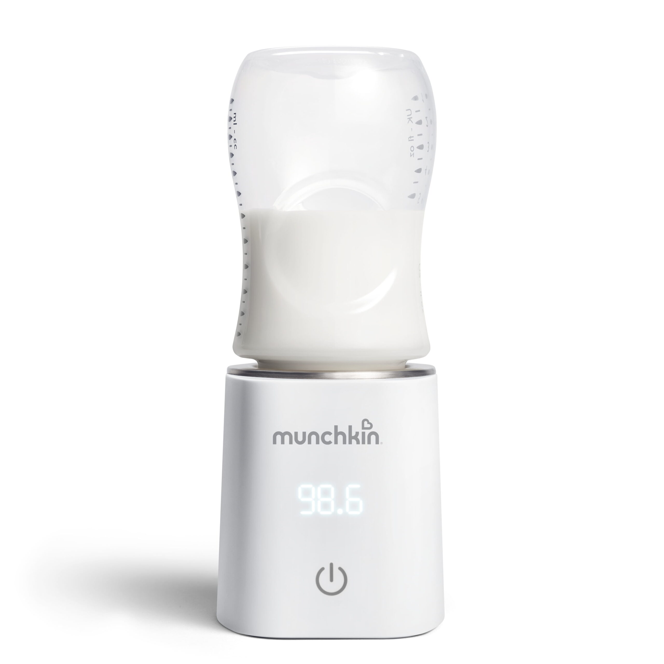 Munchkin 98° Digital Bottle Warmer Perfect Temperature Every Time. Plug-In. White