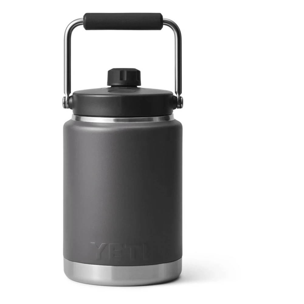 YETI Rambler Half Gallon Jug. Vacuum Insulated. Stainless Steel with MagCap. Charcoal