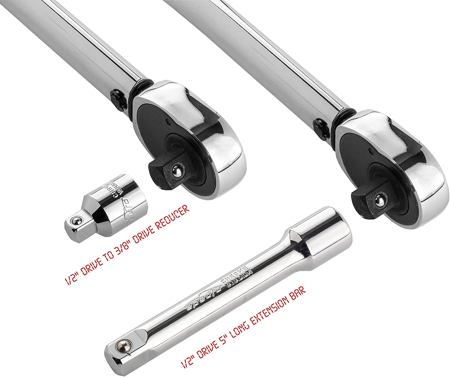 EPAuto 1/2-inch Drive Click Torque Wrench. 10~150 ft./lb.. 13.6 ~ 203.5 N/m