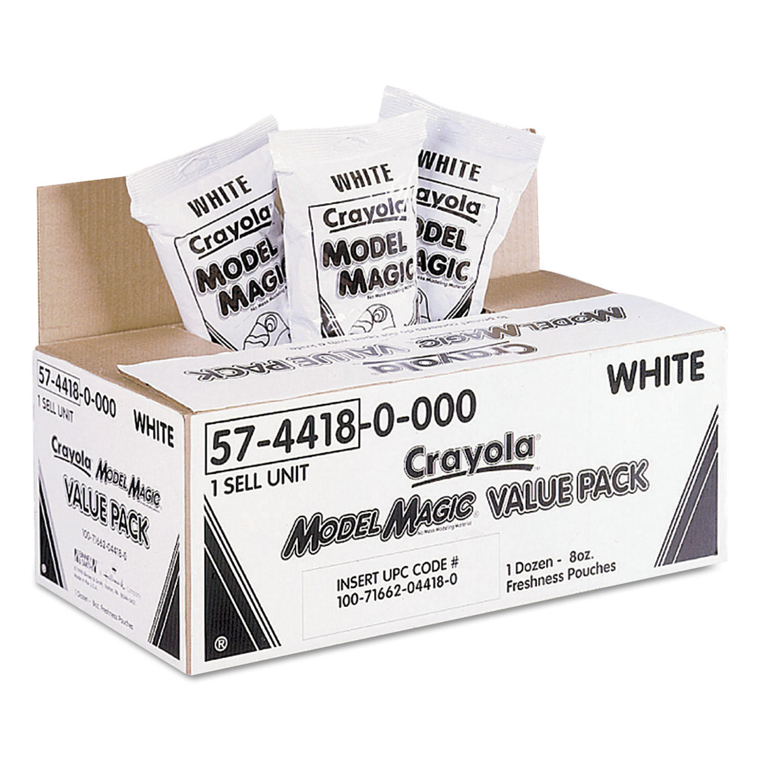 Crayola® Model Magic Modeling Compound. 8 oz. White. 6 lbs.