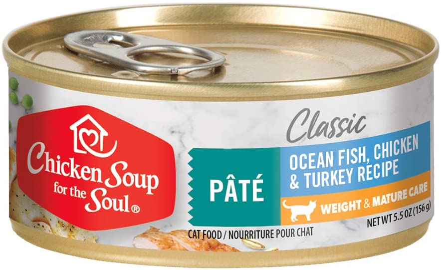 Chicken Soup for the Soul Pet Food Cat - Ocean Fish. Chicken & Turkey - Weight & Mature