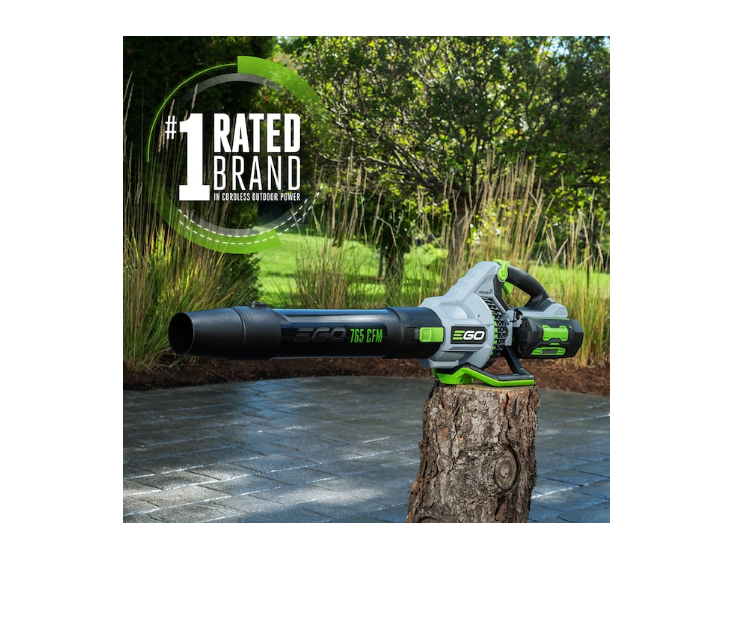 EGO LB7654 POWER+ 56-volt 765-CFM 200-MPH Brushless Handheld Cordless Electric Leaf Blower 5 Ah (Battery & Charger Included)