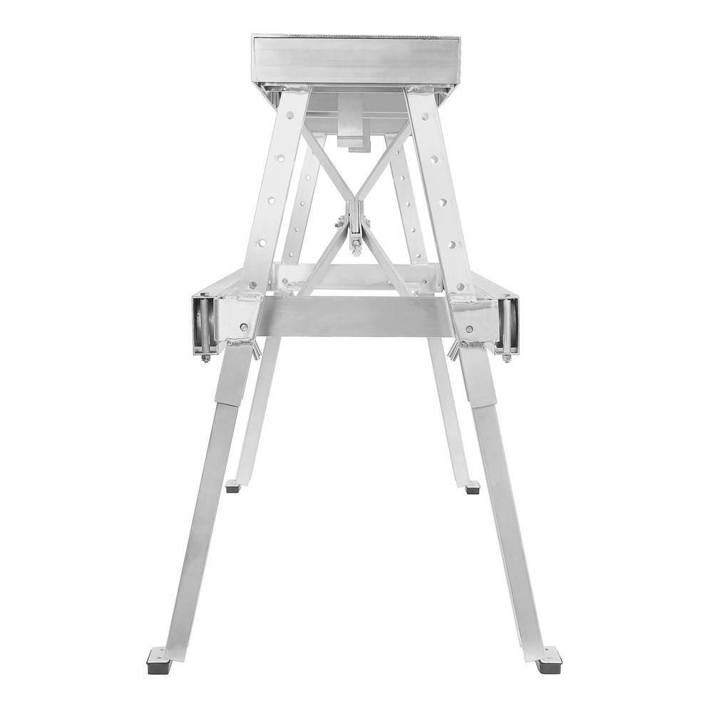 GYPTOOL ACC-BENCH. 48 in. W x 30 in. H Aluminum Adjustable Sawhorse Bench Stepladder