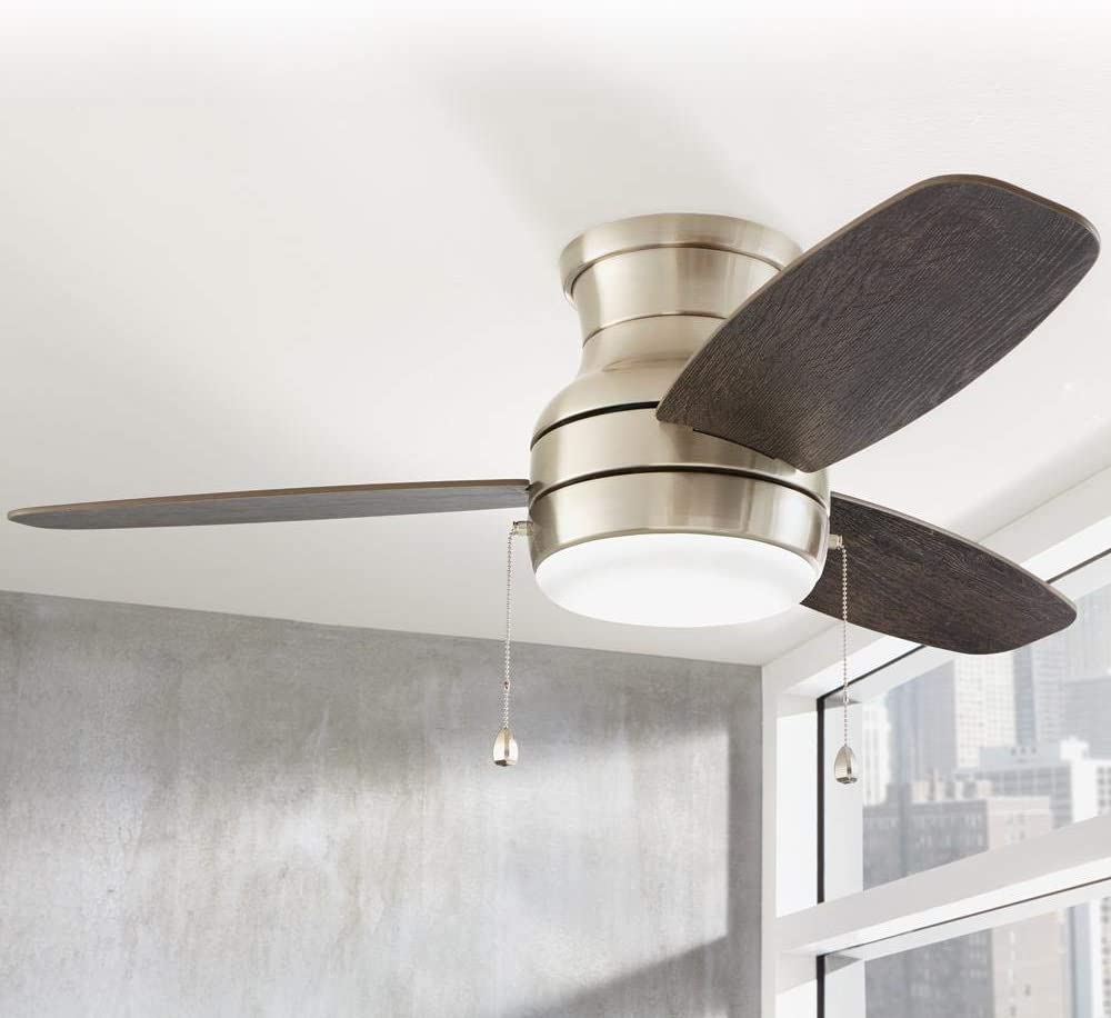 Home Decorators Collection Ashby Park 44 in. LED Brushed Nickel Ceiling Fan with Light Kit and 3 Reversible Blades