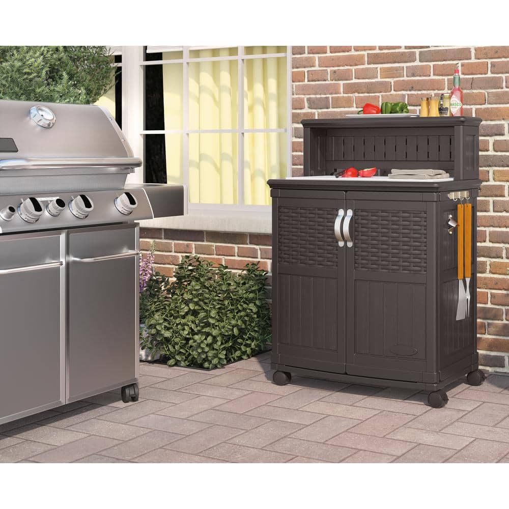 Suncast BMPS6400 47 Gal. Patio Storage and Prep Station