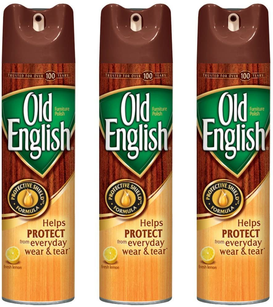Old English Furniture Polish Spray. Lemon 12.50 oz (Pack of 3)