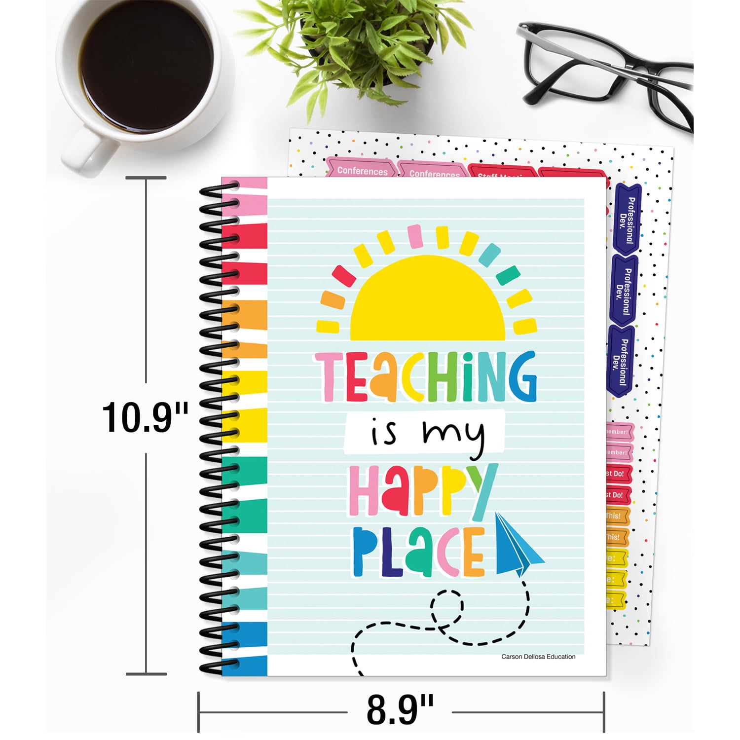 Happy Place Teacher Planner Bundle of 2 Each