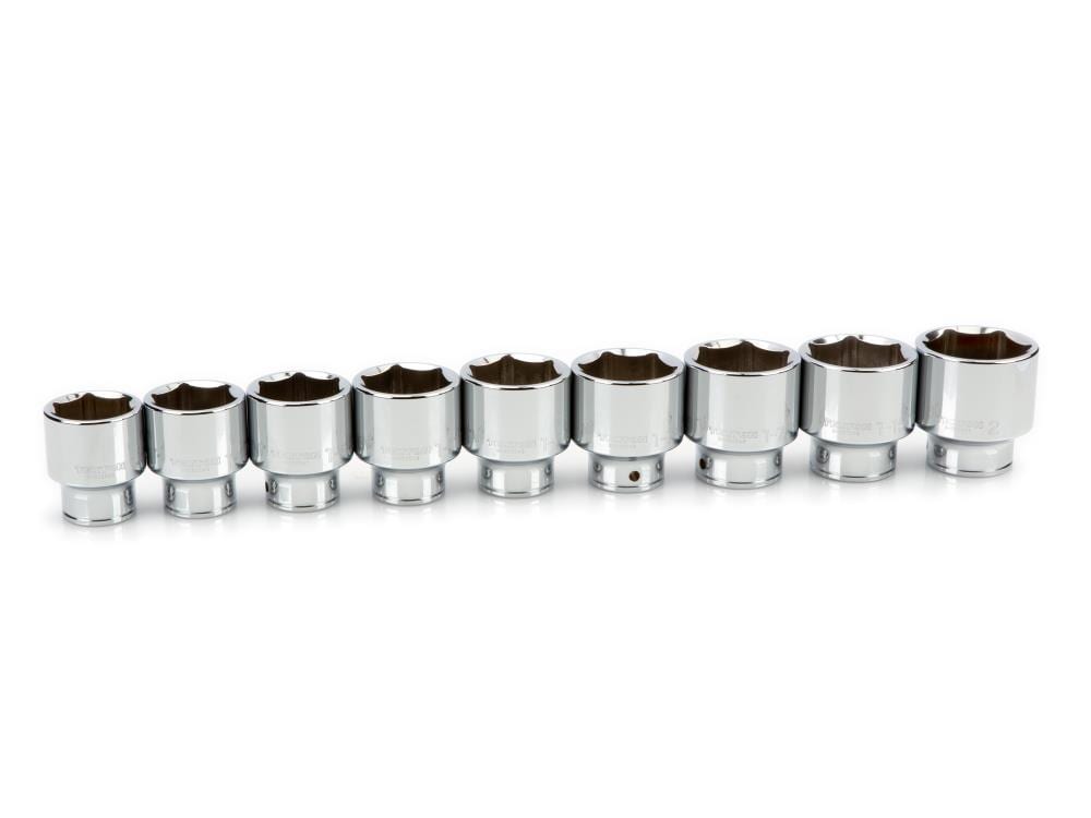 TEKTON 9-Piece Standard (SAE) 3/4-in Drive 6-point Set Intermediate Socket Set